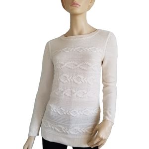 Talbots cotton cable knit sweater